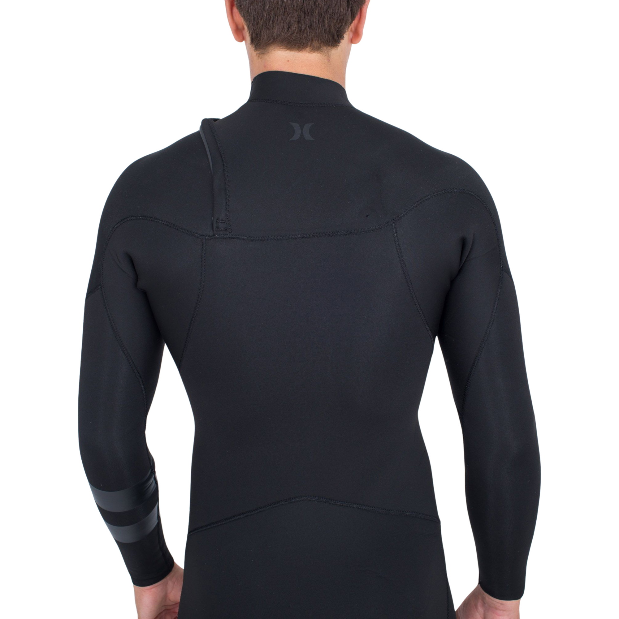 2026 Hurley Da Uomo Air 3/2mm Chest Zip Muta MFS0013312 - Black